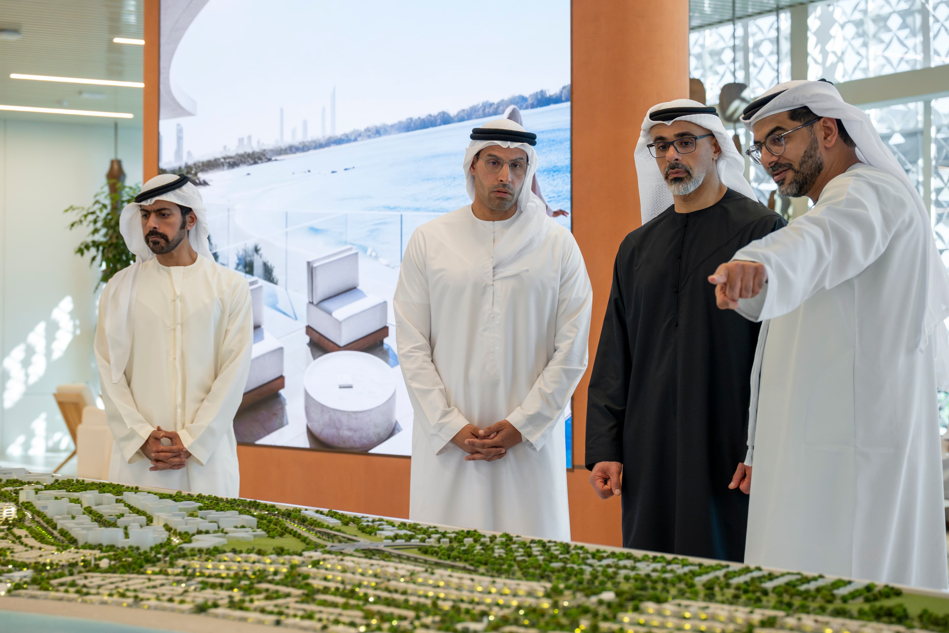 Official Aldar press image for the Marsa Al Saadiyat masterplan announcement