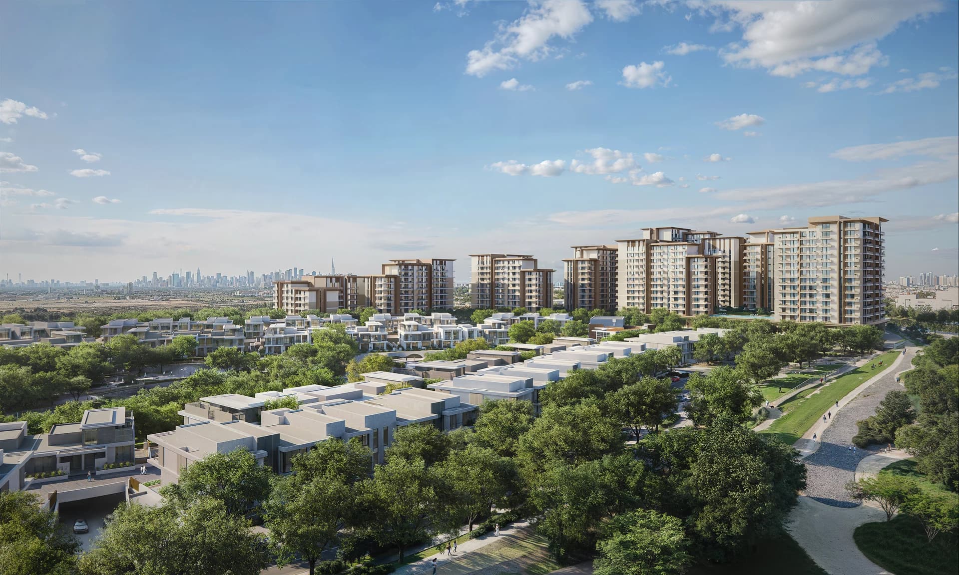 Expo Valley Views developer visualisation, used as Expo City residential context rather than proof of financing eligibility